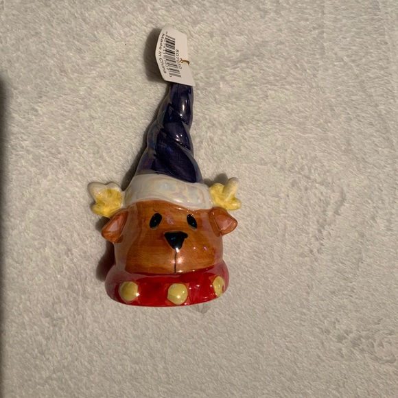 CERAMIC CHRISTMAS BELL - SET OF 4 - Picture 2 of 9